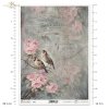 róża, róże, kwiat, ptak, ogród, pastelowe tło, list, ręczne pismo, R978, rose, flower, bird, garden, pastel background, letter, handwriting, Rose, Blume, Vogel, Garten, pastellfarbener Hintergrund, Buchstabe, Handschrift, rosa, flor, pájaro, jardín, fondo